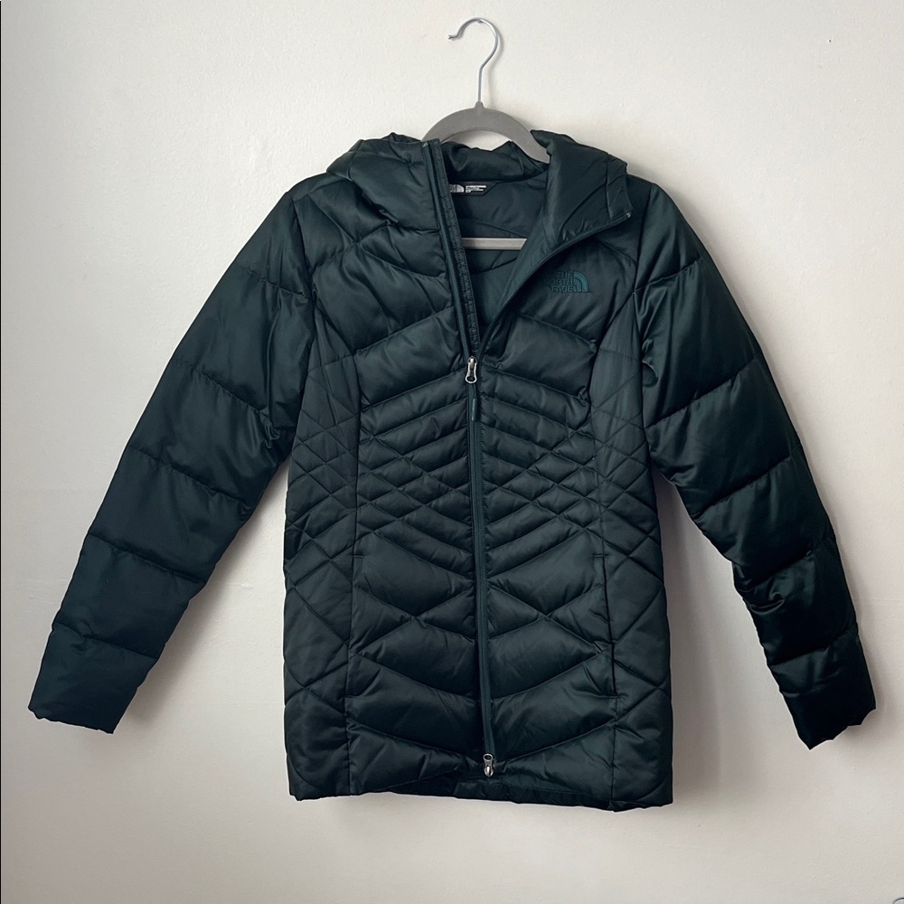 Green Quilted Hooded Jacket